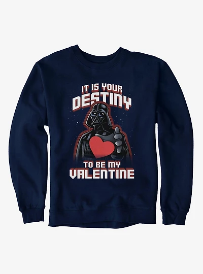 Star Wars It Is Your Destiny To Be My Valentine Crew Sweatshirt