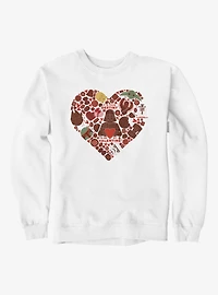 Star Wars Valentine's Day Chocolate Heart Crew Sweatshirt