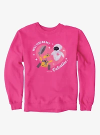 Disney Pixar Wall-E Will You Be My Valentine? Crew Sweatshirt