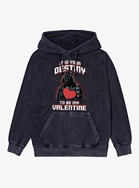 Star Wars It Is Your Destiny To Be My Valentine Mineral Wash Hoodie