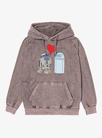 Star Wars R2-D2 Love Mineral Wash Hoodie