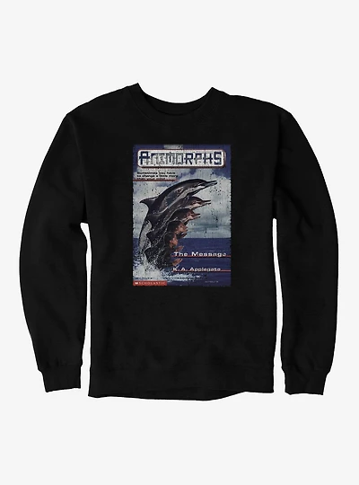 Animorphs The Message Dolphin Book Cover Sweatshirt