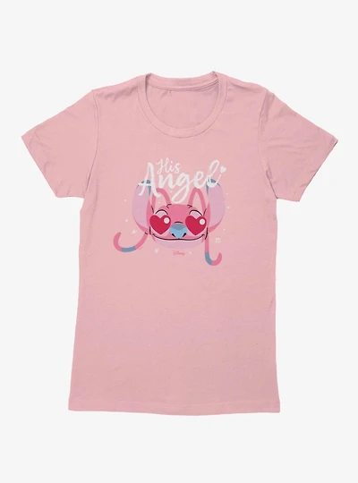 Disney Lilo & Stitch His Angel Womens T-Shirt