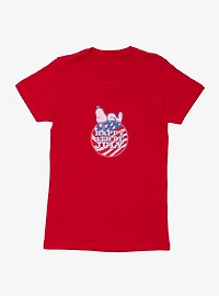 Peanuts Snoopy Happy 4th Of July Womens T-Shirt