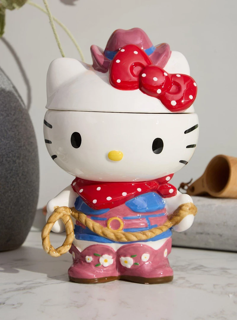 Sanrio Hello Kitty Cowgirl Figural Cookie Jar
