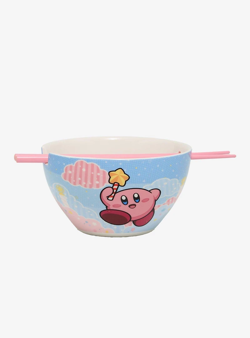 Nintendo Kirby Dreamland Ramen Bowl with Chopsticks