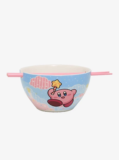 Nintendo Kirby Dreamland Ramen Bowl with Chopsticks