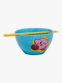 Nintendo Kirby Star Ramen Bowl with Chopsticks