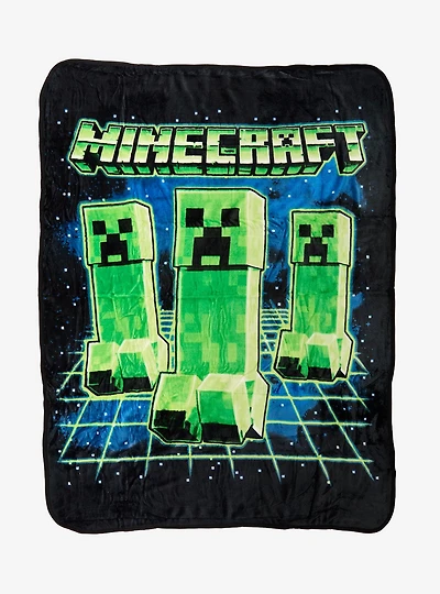 Minecraft Creepers Starry Throw
