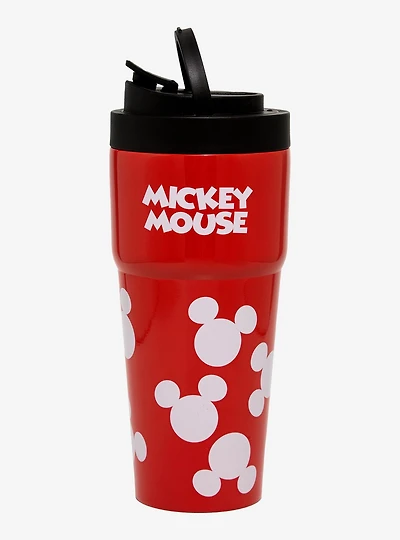 Disney Mickey Mouse Silhouette Allover Print Travel Mug