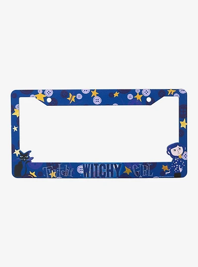 Coraline Twitchy Withcy Girl License Plate Frame - BoxLunch Exclusive