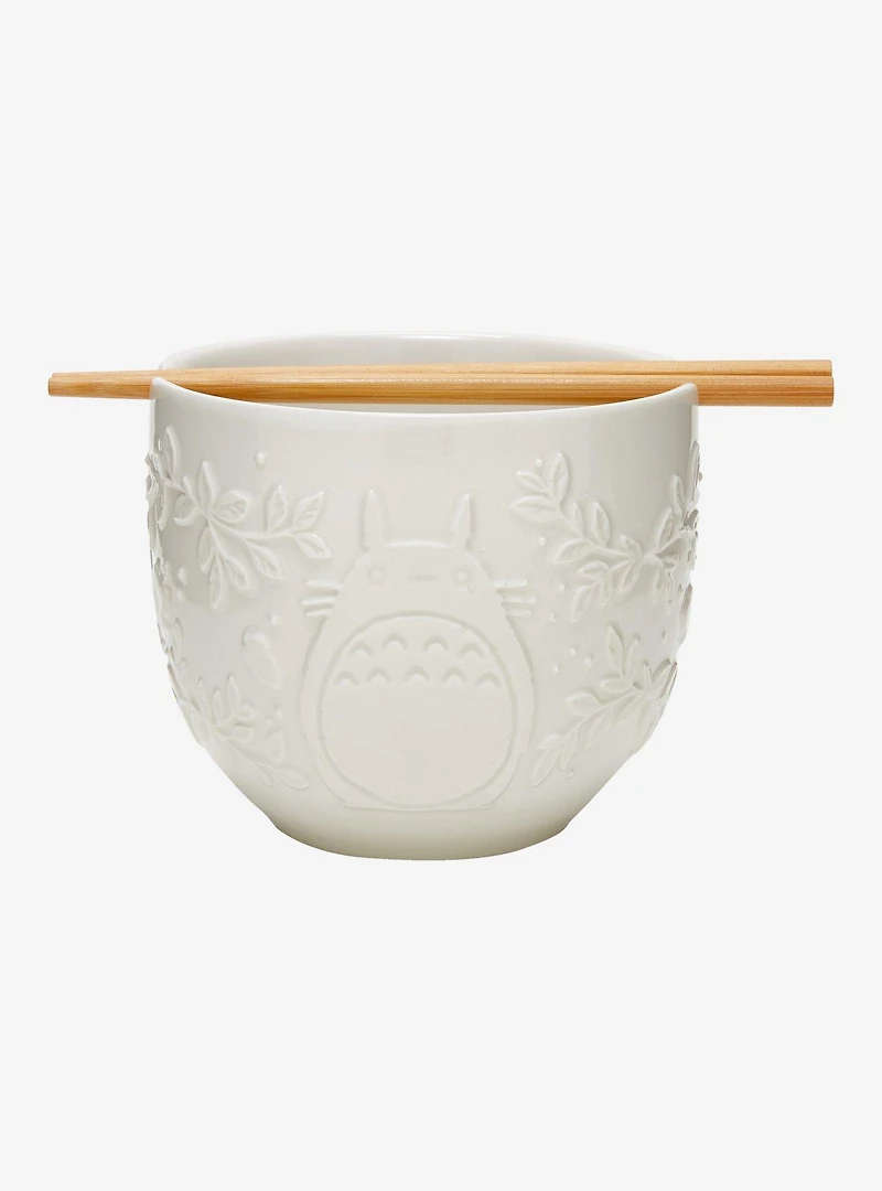 Studio Ghibli® My Neighbor Totoro Embossed Totoro Ramen Bowl & Chopsticks - BoxLunch Exclusive