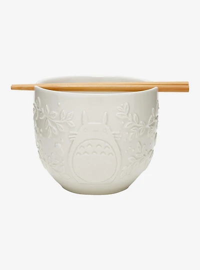 Studio Ghibli® My Neighbor Totoro Embossed Totoro Ramen Bowl & Chopsticks - BoxLunch Exclusive