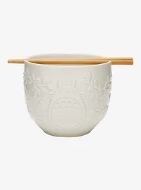Studio Ghibli® My Neighbor Totoro Embossed Totoro Ramen Bowl & Chopsticks - BoxLunch Exclusive