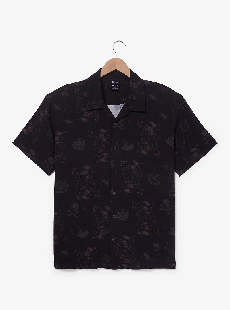 Disney Pirates of the Caribbean Icons Woven Button-Up — BoxLunch Exclusive
