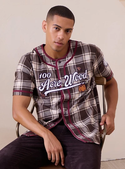 Disney Winnie the Pooh Hundred Acre Wood Plaid Jersey - BoxLunch Exclusive