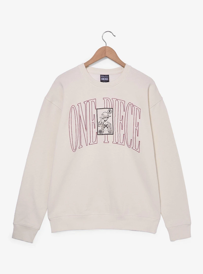 One Piece Luffy Title Crewneck - BoxLunch Exclusive