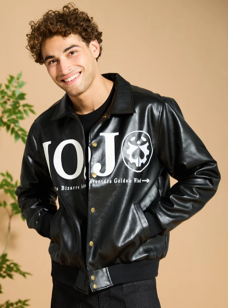 JoJo's Bizarre Adventure: Golden Wind Faux Leather Jacket - BoxLunch Exclusive