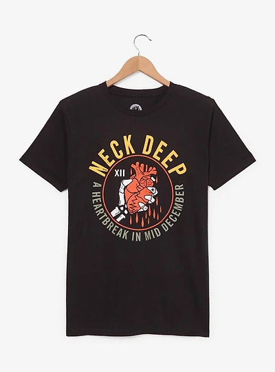 Neck Deep A Heartbreak Mid December T-Shirt - BoxLunch Exclusive