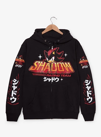 Sonic the Hedgehog Shadow Racing Team Zippered Hoodie - BoxLunch Exclusive