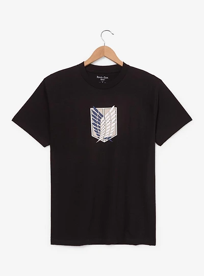 Attack on Titan Survey Corps Crest T-Shirt - BoxLunch Exclusive