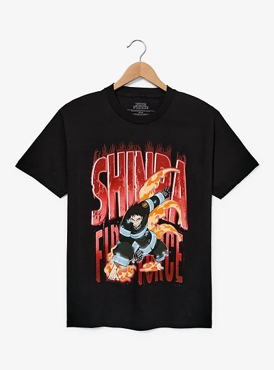 Fire Force Shinra Kusakabe T-Shirt - BoxLunch Exclusive