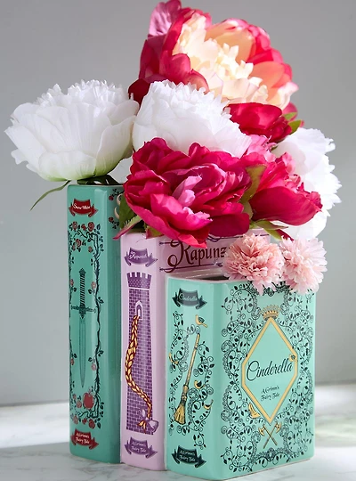 Grimm Fairy Tales Multi-Book Figural Vase