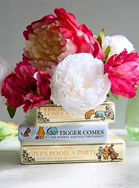 Winnie the Pooh Book Stack Figural Vase