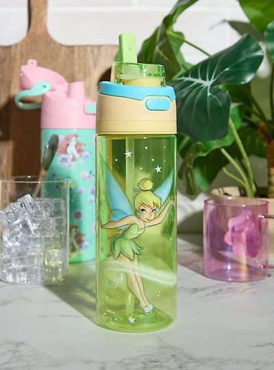 Disney Peter Pan Tinker Bell Flip Top Water Bottle