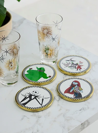 Disney The Nightmare Before Christmas Characters Ceramic Coaster Set - BoxLunch Exclusive