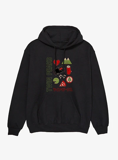 Twin Peaks Icons Hoodie