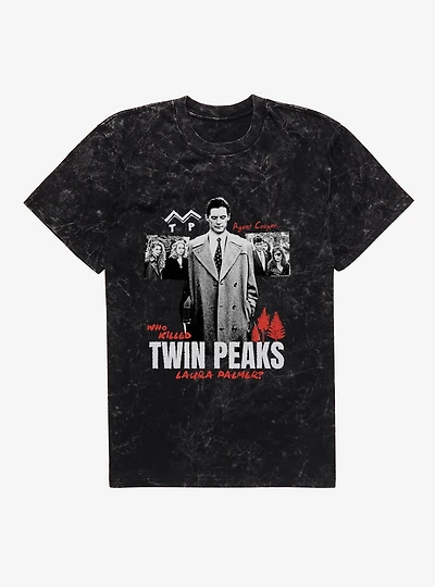 Twin Peaks Agent Cooper Mineral Wash T-Shirt