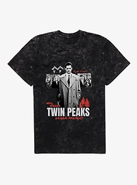 Twin Peaks Agent Cooper Mineral Wash T-Shirt