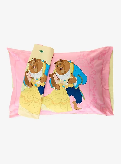 Disney Beauty and the Beast Retro REversible Pillowcase Set — BoxLunch Exclusive