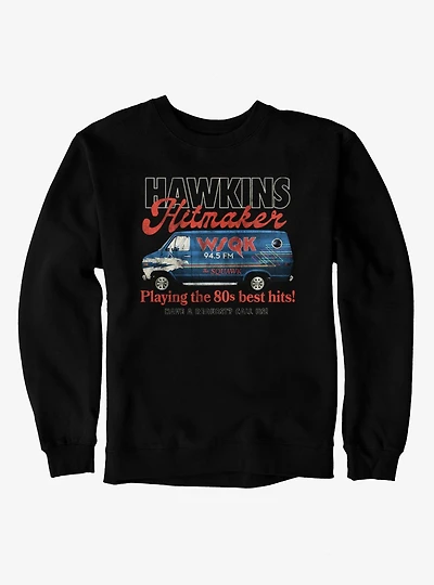 Stranger Things WSQK The 80'S Van Sweatshirt
