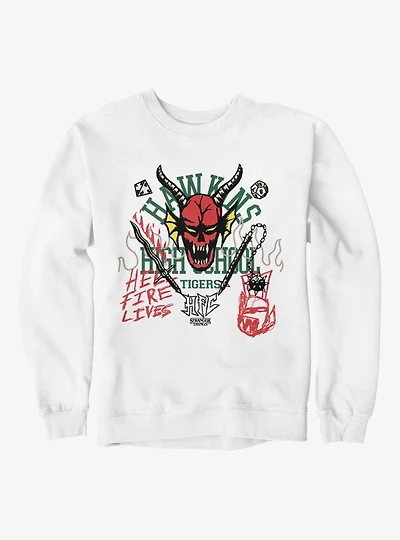 Stranger Things Hawkins High School Hellfire Sweatshirt