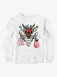 Stranger Things Hawkins High School Hellfire Sweatshirt