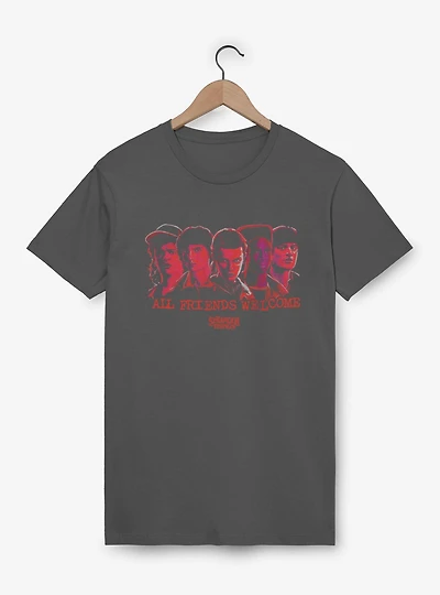 Stranger Things Friends Welcome Faces T-Shirt