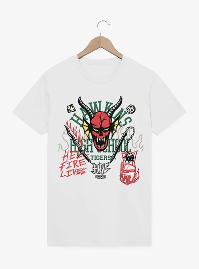 Stranger Things Hawkins High School Hellfire T-Shirt