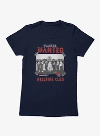 Stranger Things Players Wanted Hellfire Club Womens T-Shirt