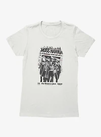Stranger Things Hawkins Newspaper Poster Womens T-Shirt