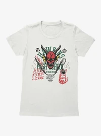 Stranger Things Hawkins High School Hellfire Womens T-Shirt