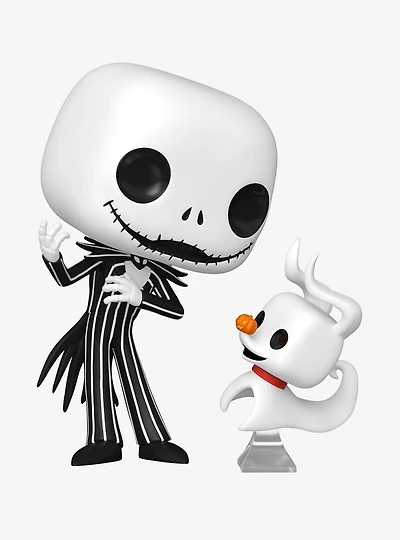Funko Pop! & Buddy Disney The Nightmare Before Christmas Jack Skellington with Zero Vinyl Figure