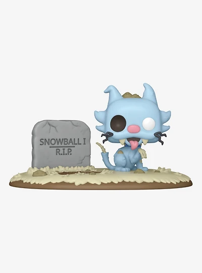 Funko Pop! Deluxe The Simpsons Zombie Snowball Vinyl Figure