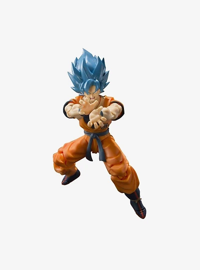 Bandai Namco Dragon Ball Super S.H.Figuarts Super Saiyan God Super Saiyan Goku (Blue Power Transcending Limits) Figure