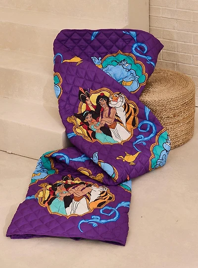 Disney Aladdin Retro Quilted Blanket — BoxLunch Exclusive