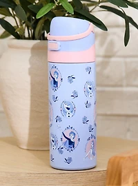 Disney Frozen Characters Allover Print Travel Water Bottle