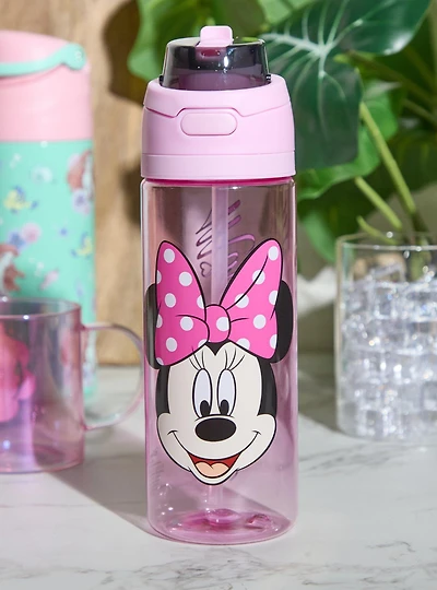 Disney Minnie Mouse Flip Top Water Bottle