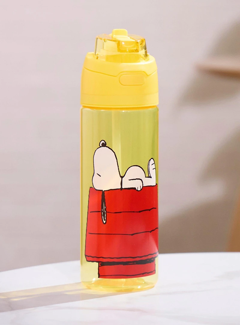 Peanuts Snoopy Flip Top Water Bottle
