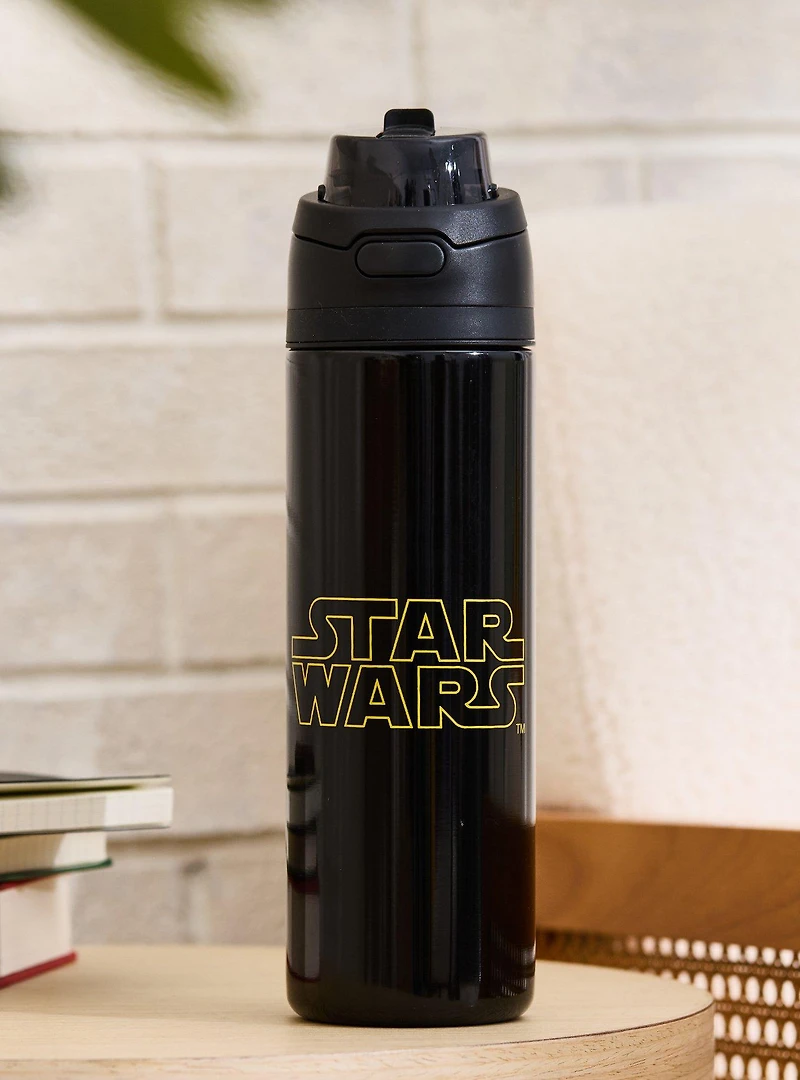 Star Wars Logo Flip Top Water Bottle